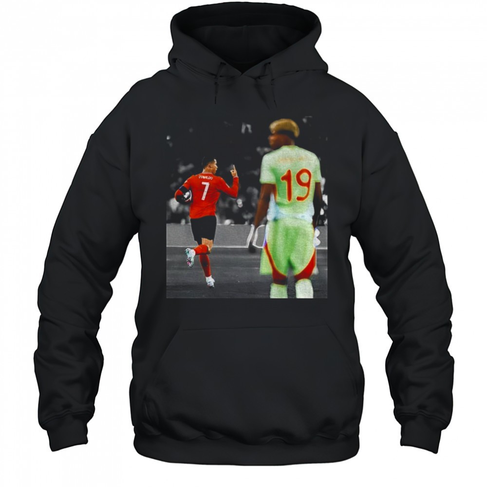 Cristiano Ronaldo and Lamine Yamal UEFA Nations League 2025 shirt