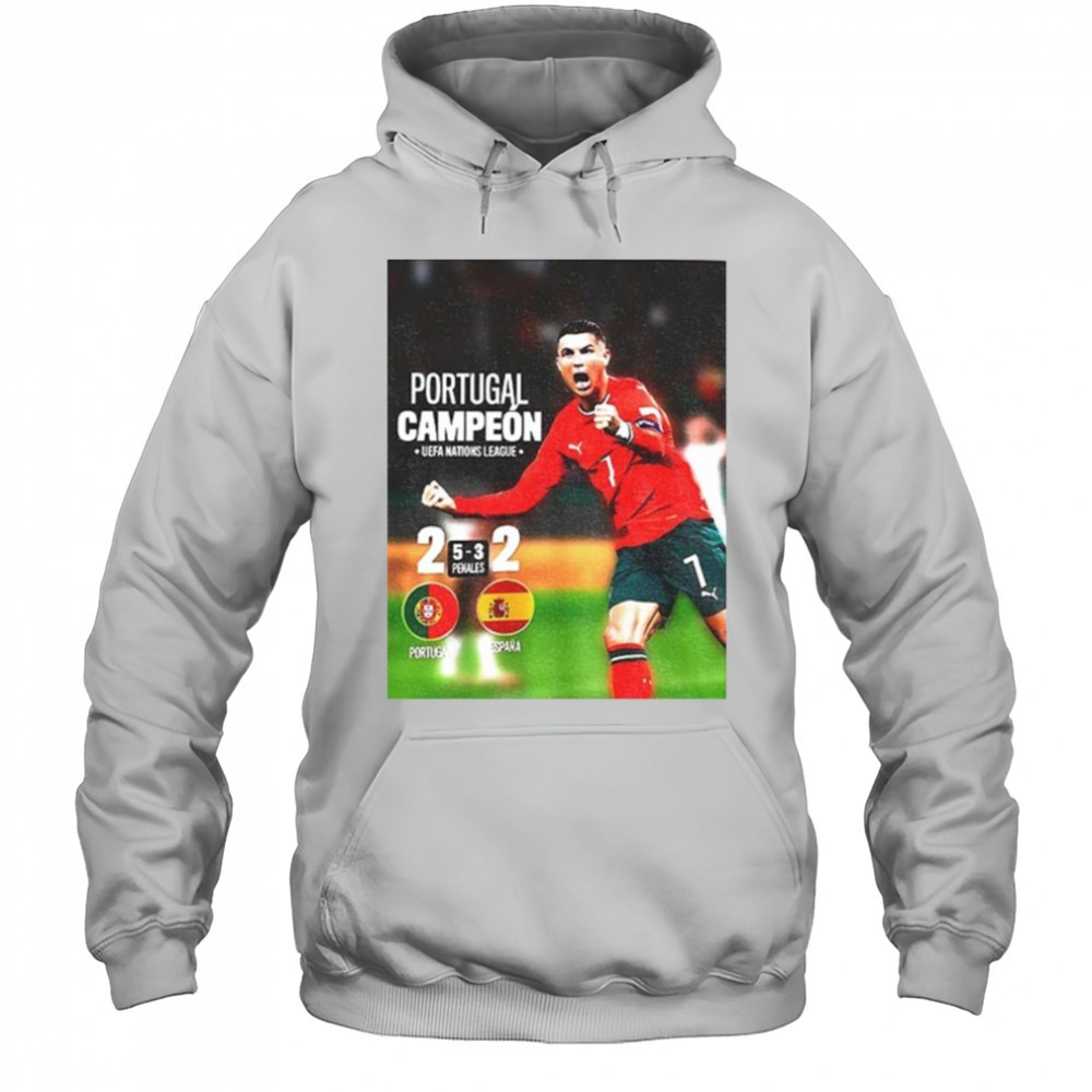 Cristiano Ronaldo Portugal Campeon UEFA Nations League Champions 2025 shirt