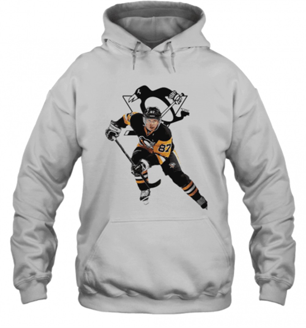 Crosby 87 Pittsburgh Penguins Hockey Team T-Shirt