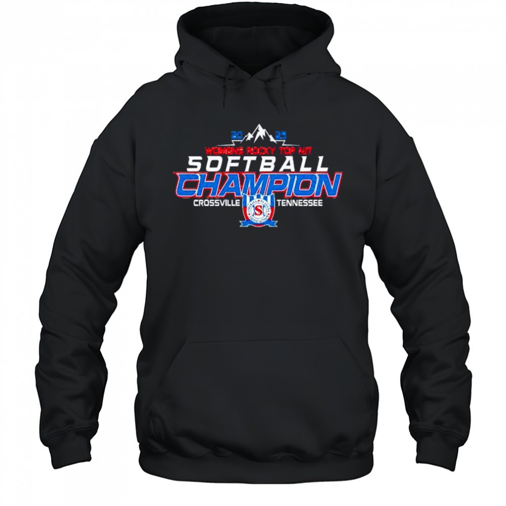 Crossville Tennessee 2025 womens rocky top nit softball champion shirt