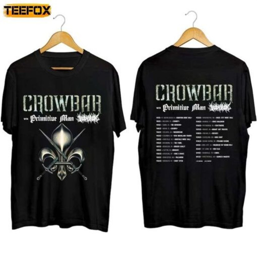Crowbar Primitive Man and Bodybox Tour 2023 Adult Short-Sleeve T-Shirt
