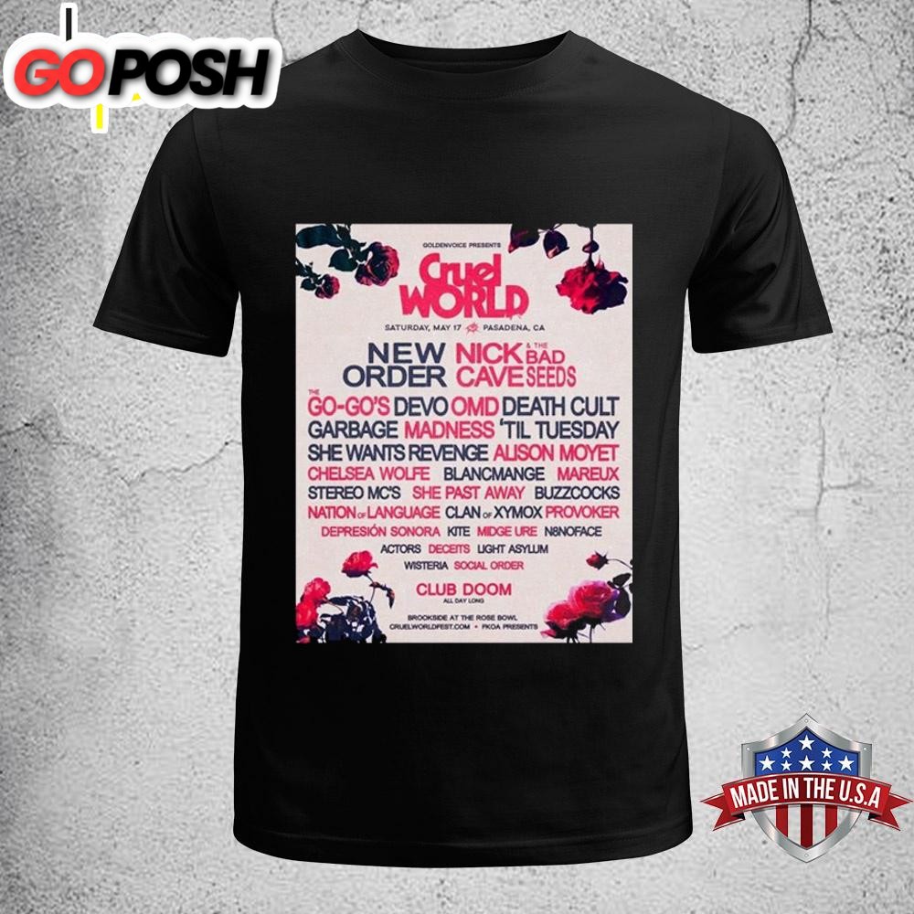 Cruel World Festival In Pasadena On May 17 2025 Unisex T-Shirt
