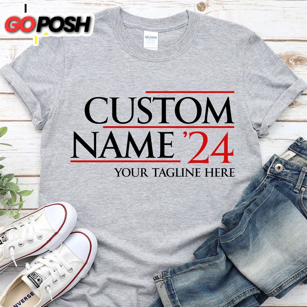 Custom Election Shirt Personalized Election Shirt Custom Name Bright Tee
