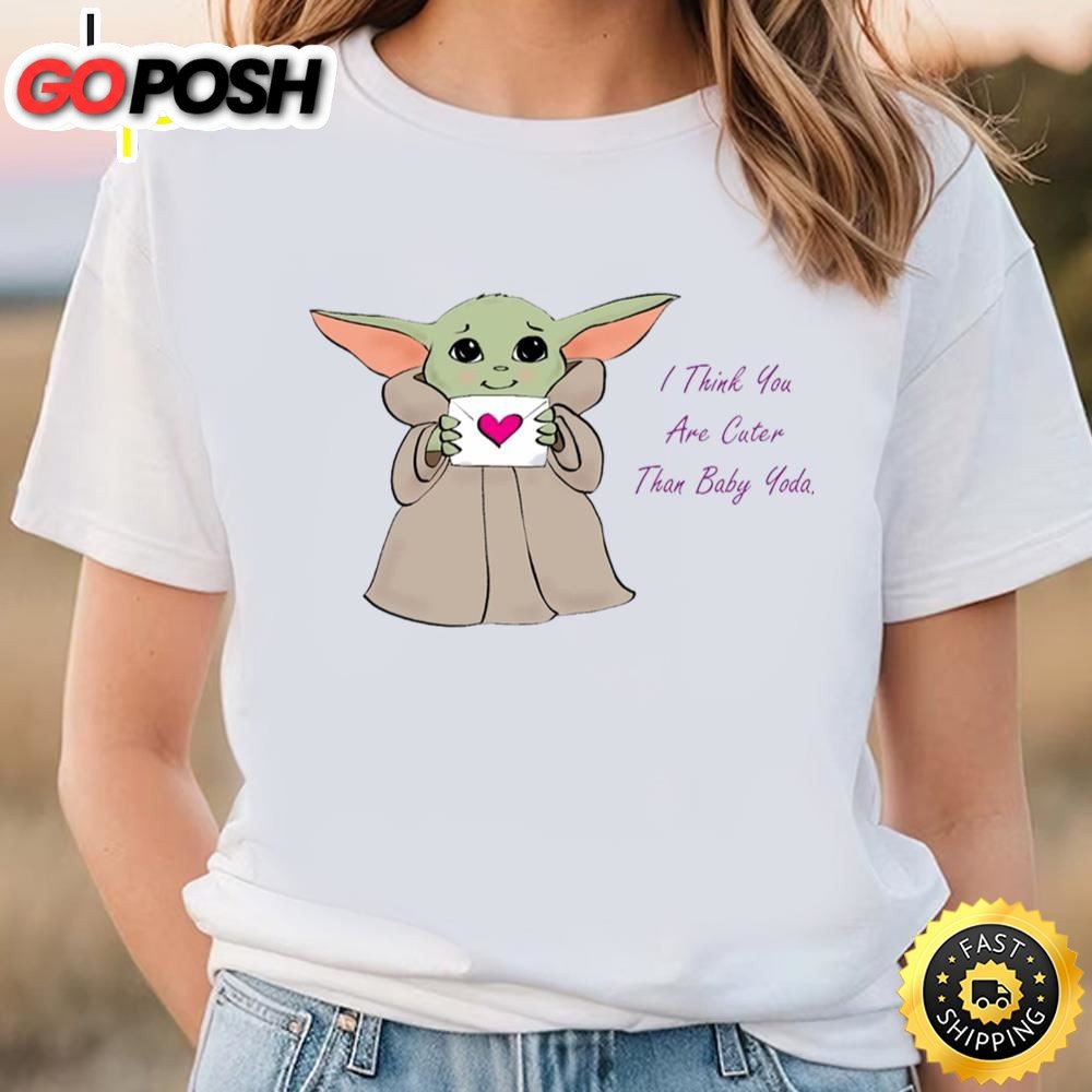 Cute Baby Yoda Valentine Shirt, Star War Valentine Shirt