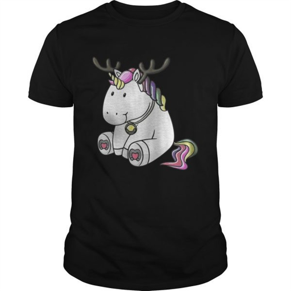 cute-christmas-comic-reindeer-unicorn-shirt-ymlhbv7m Cute Christmas Comic Reindeer Unicorn Shirt
