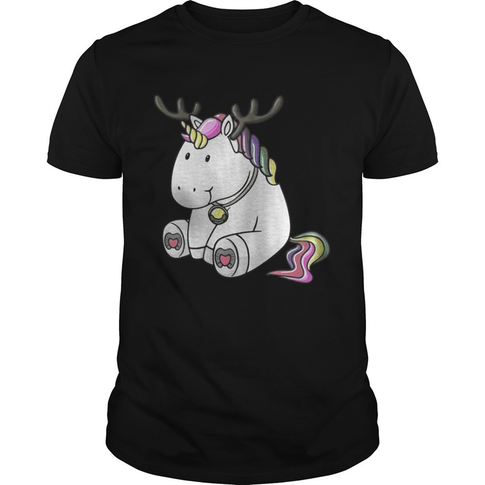 cute-christmas-comic-reindeer-unicorn-shirt-ymlhbv7m Cute Christmas Comic Reindeer Unicorn Shirt