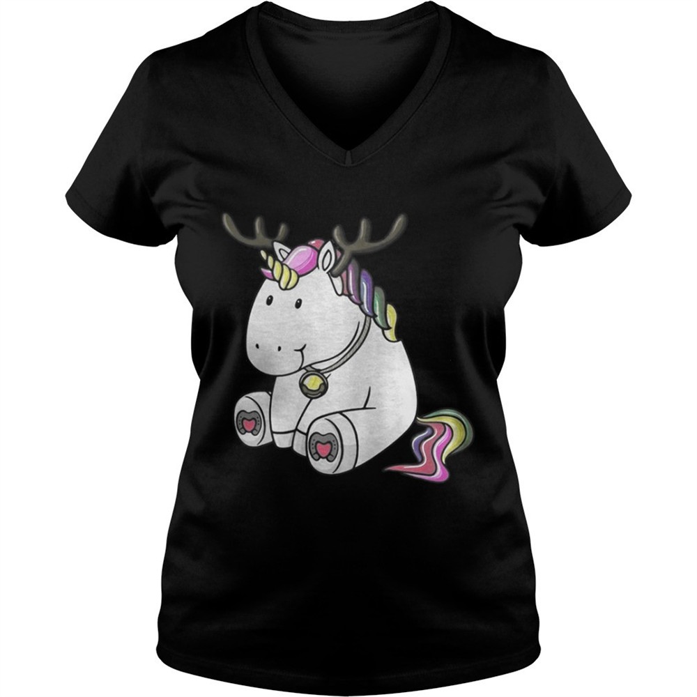 cute-christmas-comic-reindeer-unicorn-shirt-ymlhbv7m Cute Christmas Comic Reindeer Unicorn Shirt