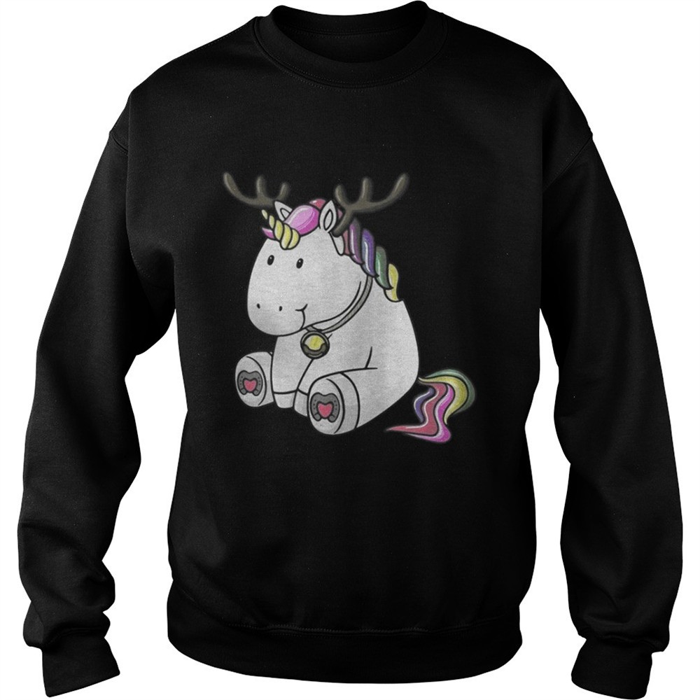 cute-christmas-comic-reindeer-unicorn-shirt-ymlhbv7m Cute Christmas Comic Reindeer Unicorn Shirt