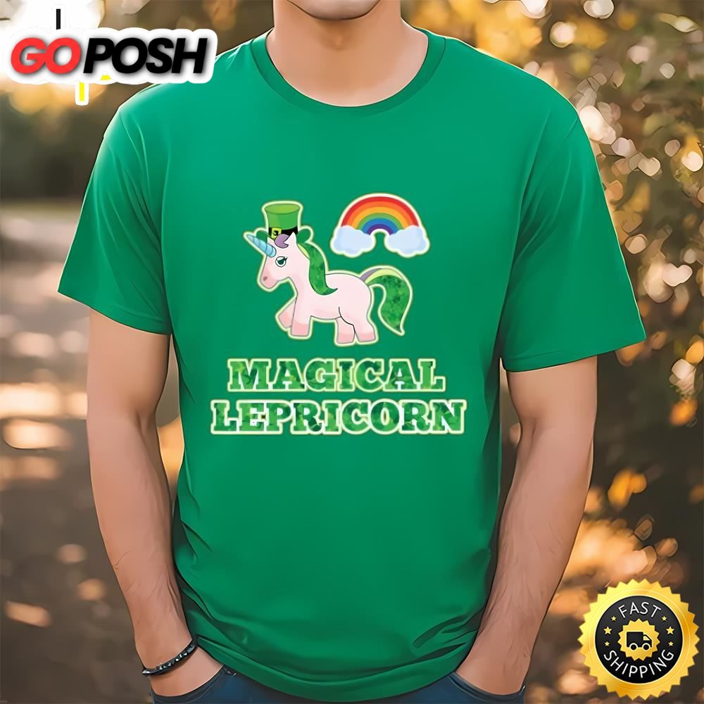 Cute Magical Lepricorn For St Patricks Day T-shirt