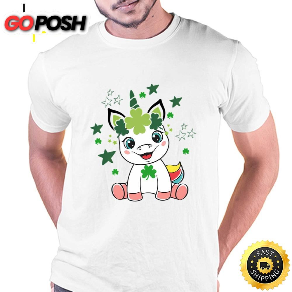 Cute Unicorn St Patricks Day T-shirt