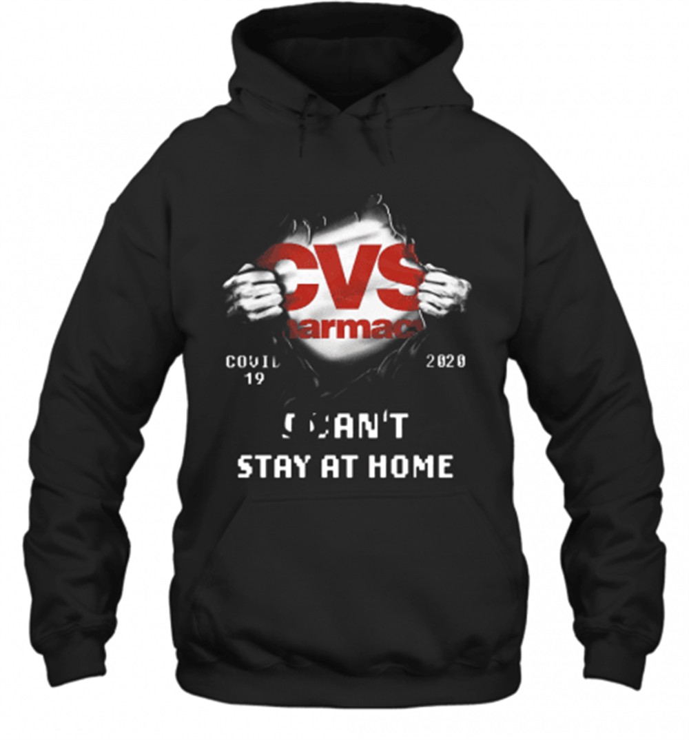 CVS Pharmacy Inside Me Covid 19 2020 I CanT Stay At Home T-Shirt