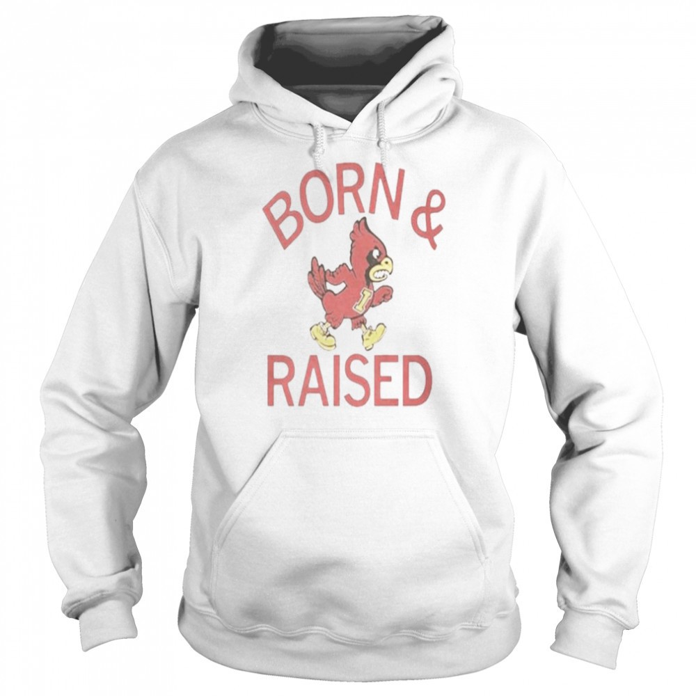 Cyclones born and raised vintage shirt