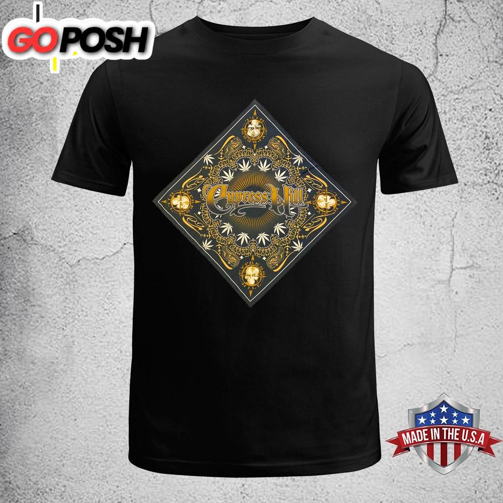Cypress Hill Gold Filigree Music Unisex T-Shirt