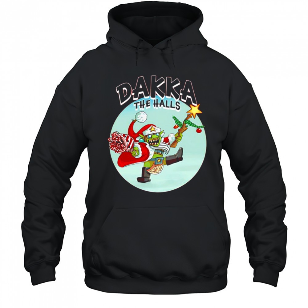 Da Red Gobbo Dakka The Halls Christmas shirt