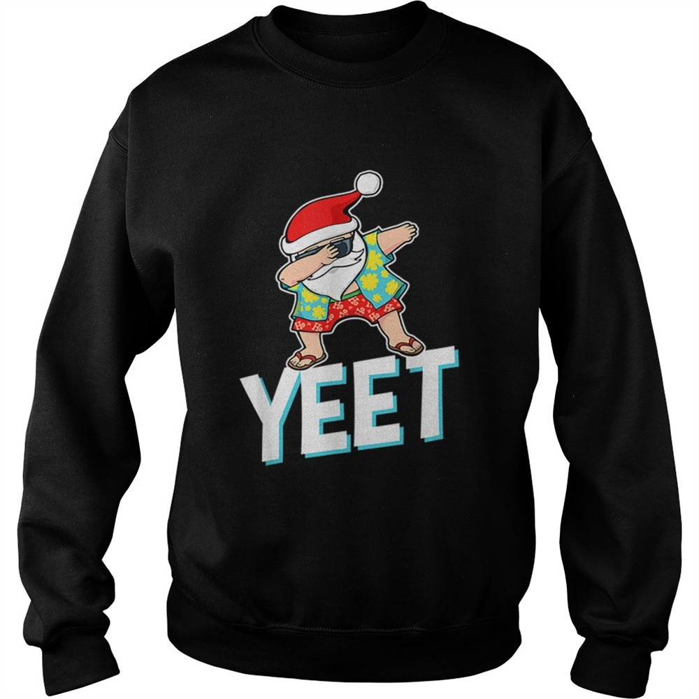 Dab Santa Hawaiian Christmas Yeet shirt