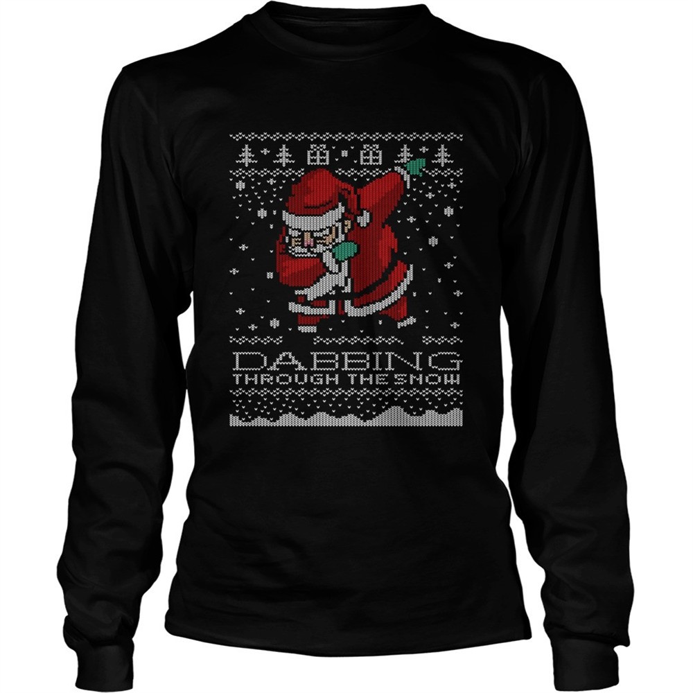 dabbing-through-the-snow-santa-ugly-christmas-shirt-gqfnuo7e Dabbing Through The Snow Santa Ugly Christmas shirt