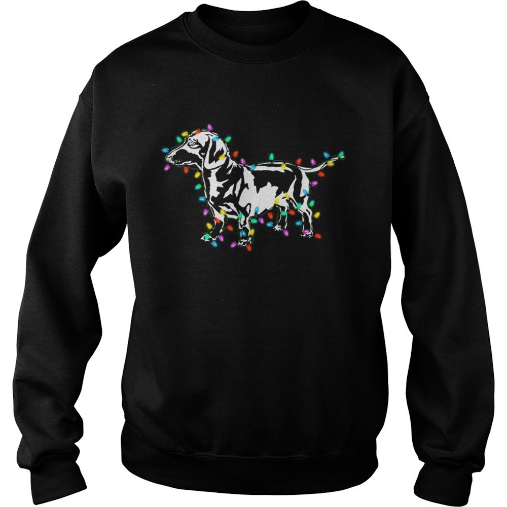 Dachshund light Christmas shirt