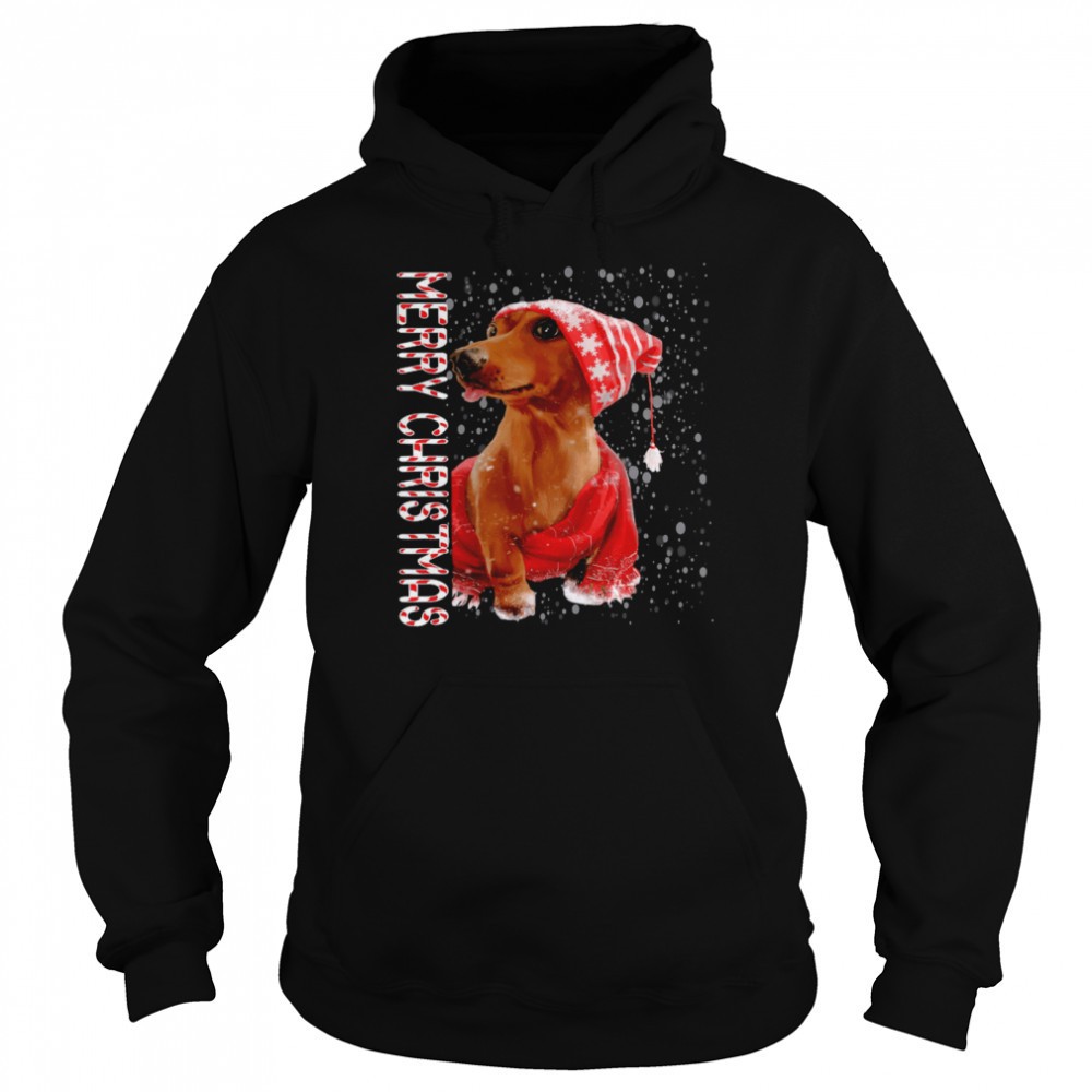 Dachshund Merry Christmas Shirt