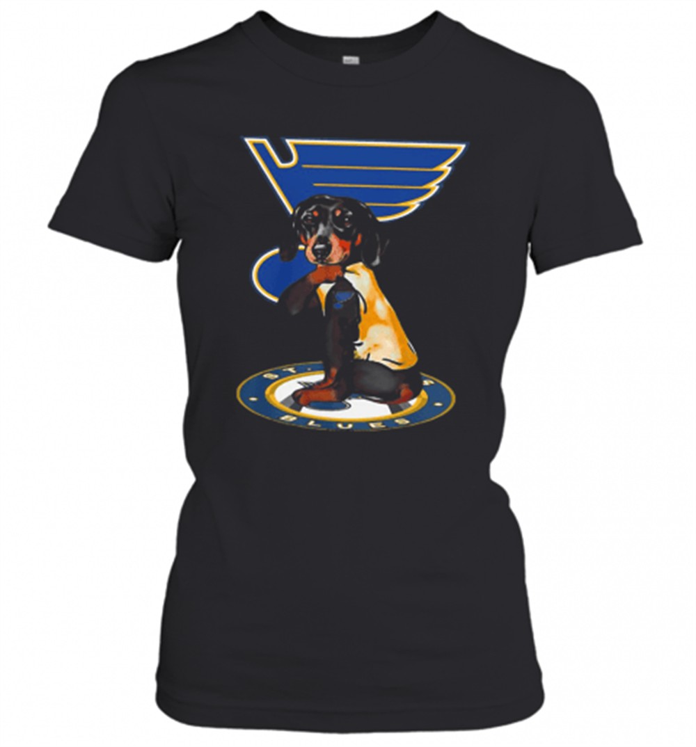dachshund-st-louis-blue-t-shirt-swlqw9ch Dachshund St. Louis Blue T-Shirt