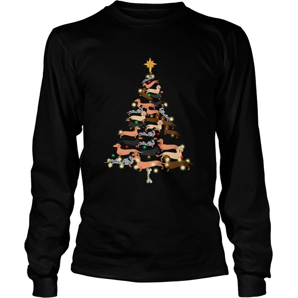 dachshunds-christmas-tree-shirt-do2fn05v Dachshunds Christmas Tree shirt
