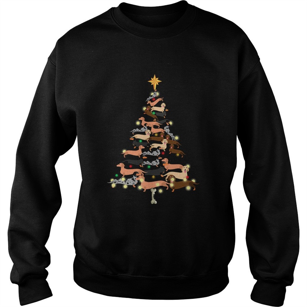 Dachshunds Christmas Tree shirt