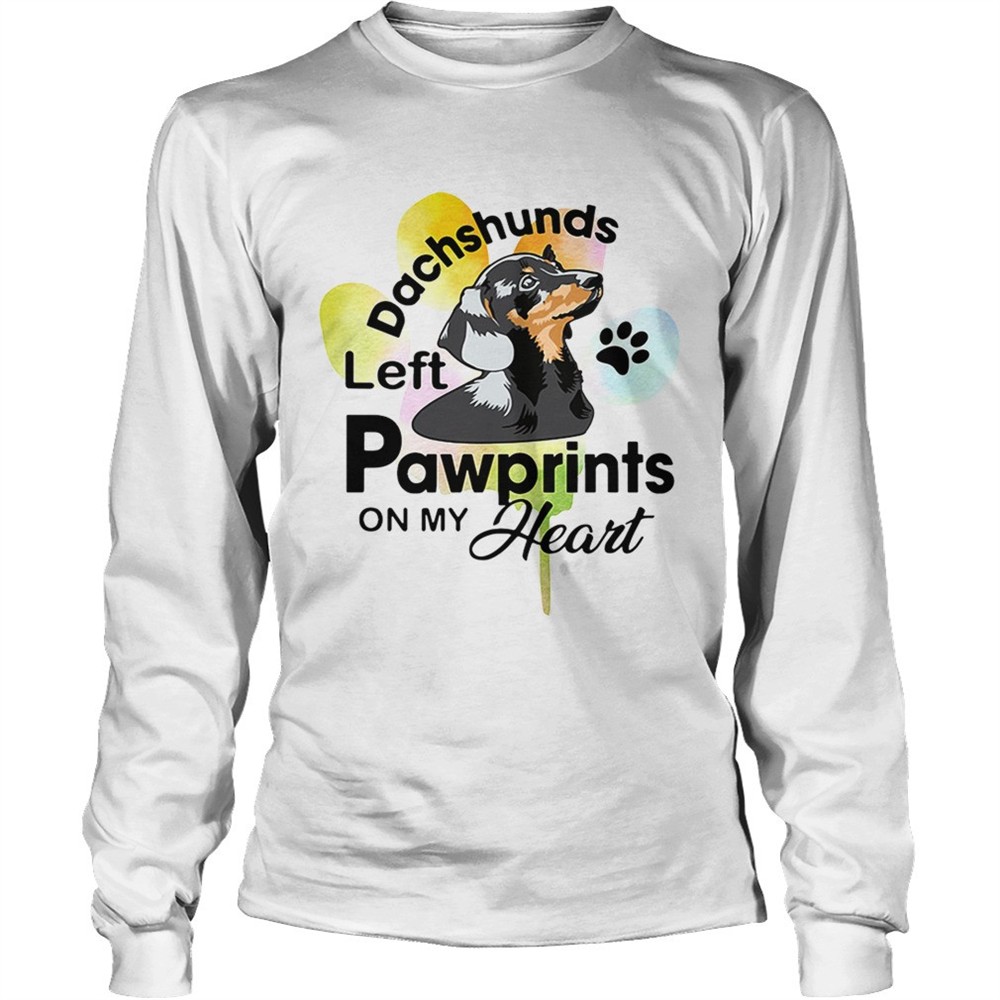 dachshunds-left-pawprints-on-my-heart-shirt-l3gaqkrn Dachshunds left pawprints on my heart shirt
