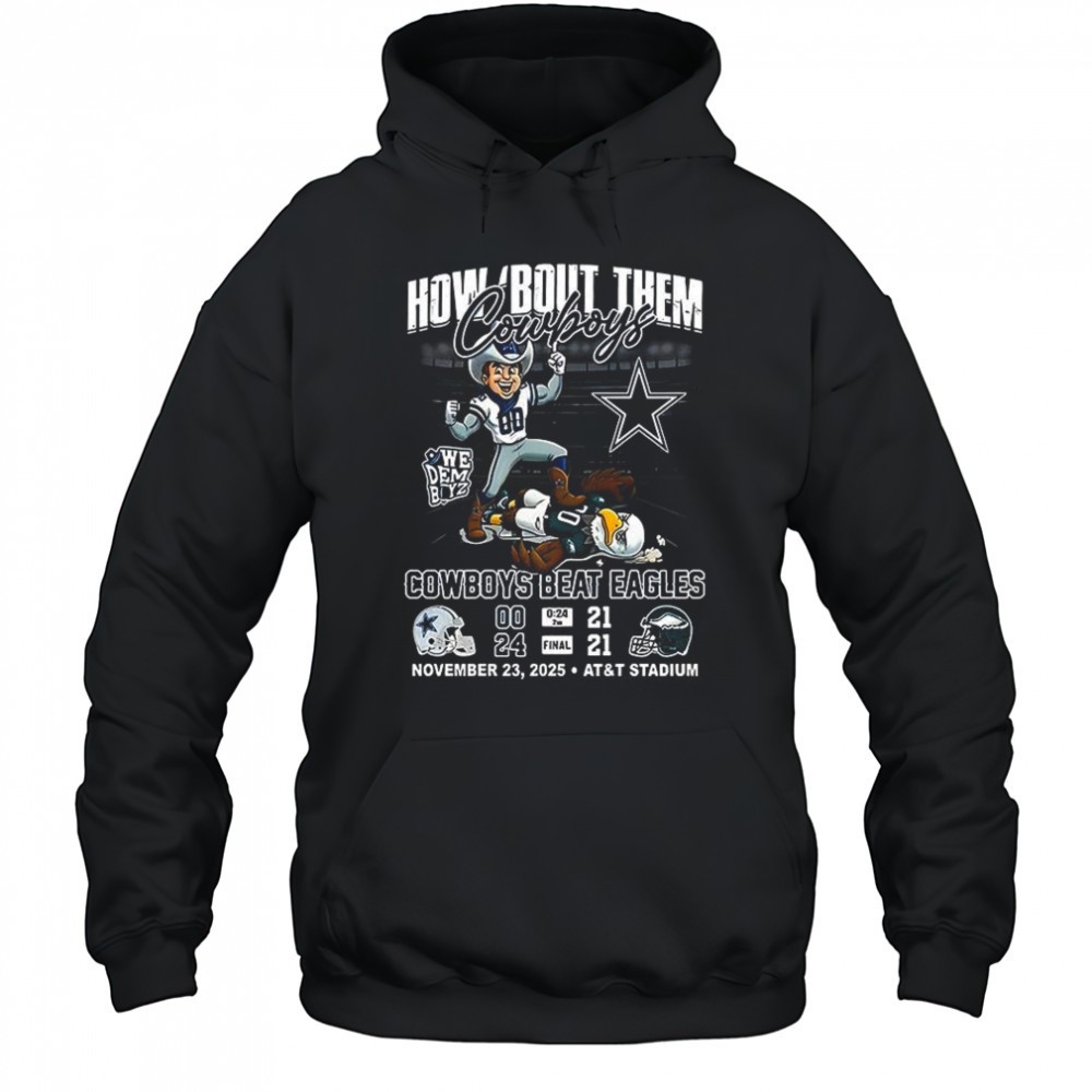 Dallas Cowboys beat Philadelphia Eagles NFL How bout them Cowboys 2025 shirt