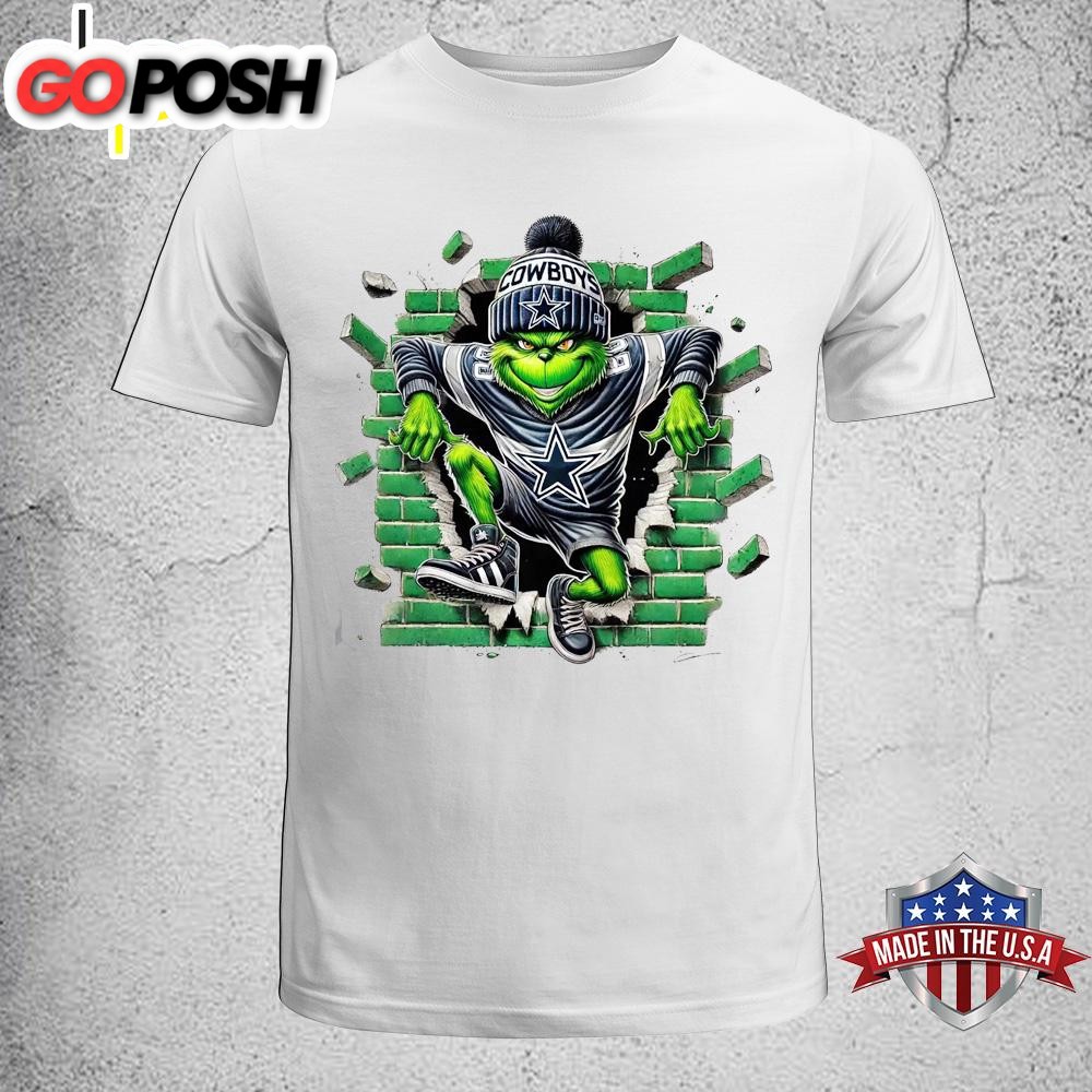 Dallas Cowboys Grinch Christmas Unisex T-Shirt