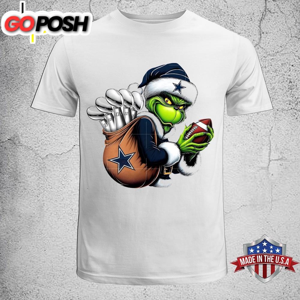 Dallas Cowboys Grinch Christmas Unisex T-Shirt