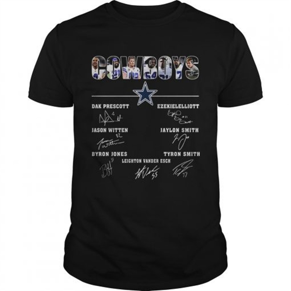 dallas-cowboys-jason-witten-dak-prescott-ezekiel-elliott-byron-jones-tyron-smith-4uwfu129 Dallas Cowboys Jason Witten Dak Prescott Ezekiel Elliott Byron Jones Tyron Smith Signatures shirt