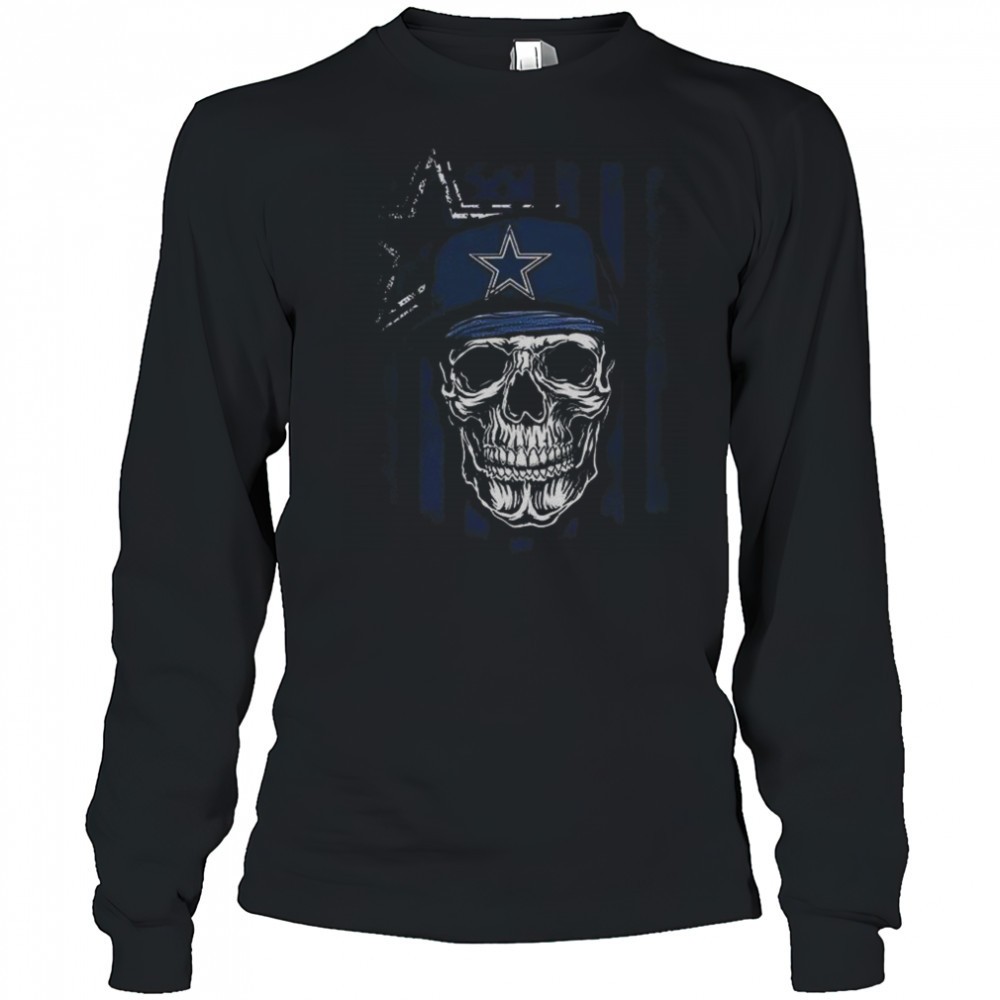 dallas-cowboys-nfl-skull-american-flag-football-lover-t-shirt-hqgkf837 Dallas Cowboys NFL Skull American Flag Football Lover T-Shirt