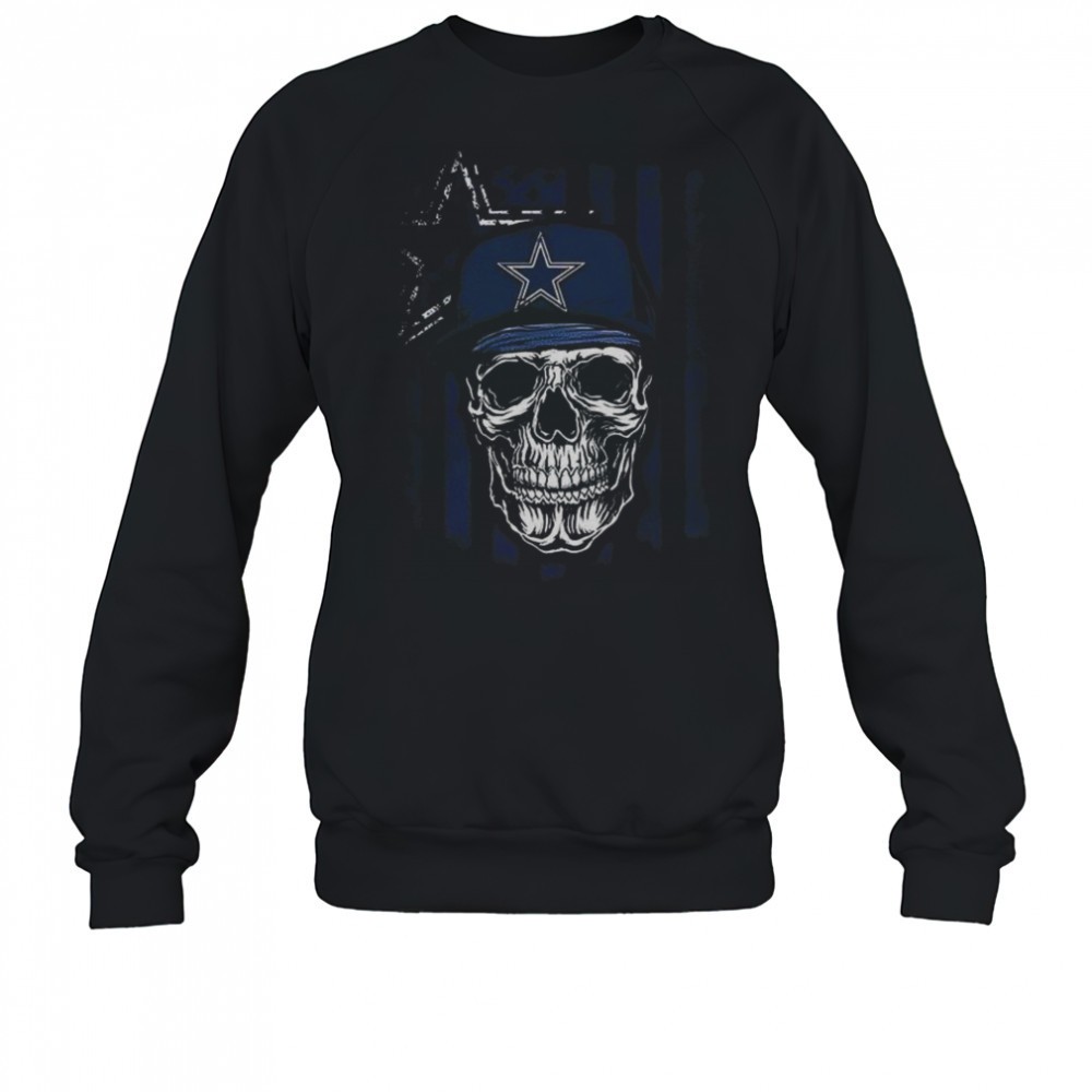 dallas-cowboys-nfl-skull-american-flag-football-lover-t-shirt-hqgkf837 Dallas Cowboys NFL Skull American Flag Football Lover T-Shirt