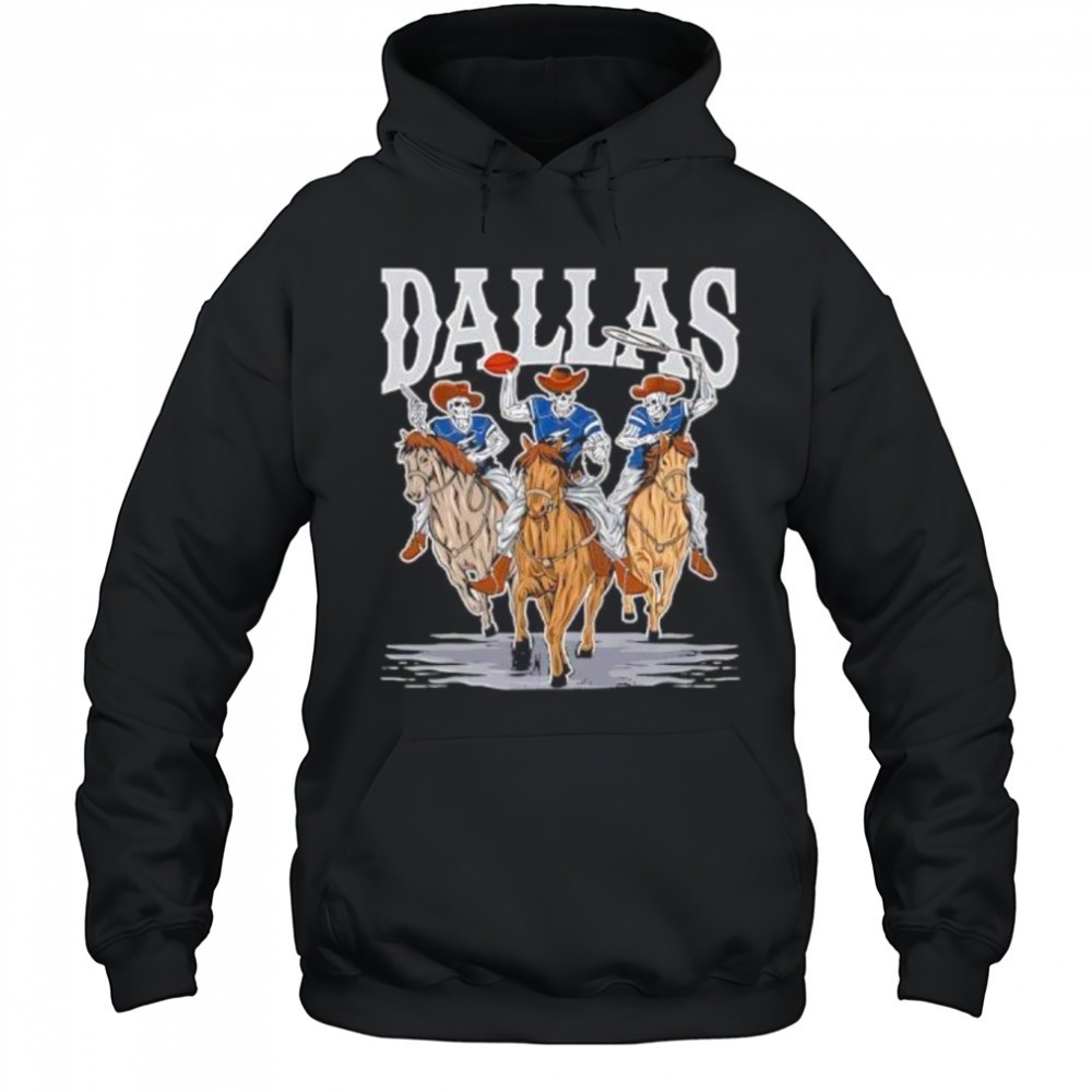 Dallas Cowboys Skeletons on Horses Football shirt