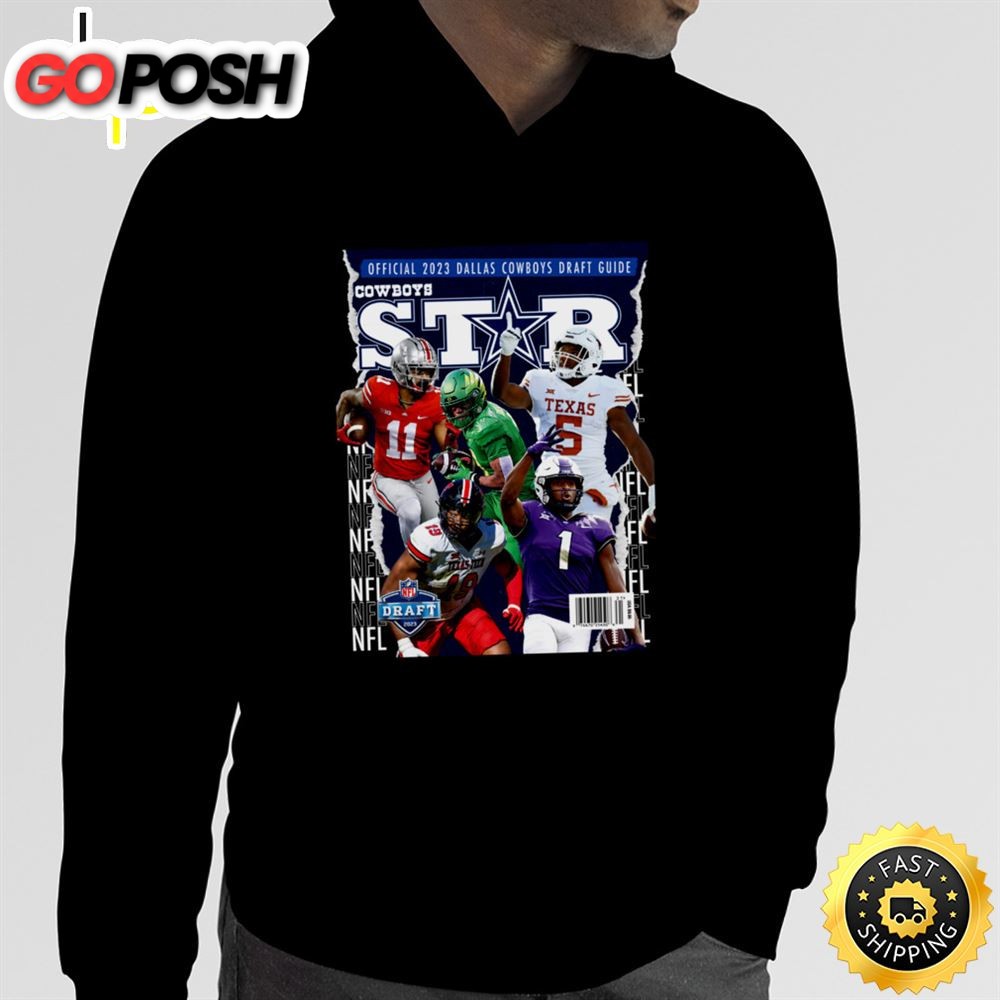 Dallas Cowboys Star Magazine Official 2025 Nfl Draft Guide Shirt