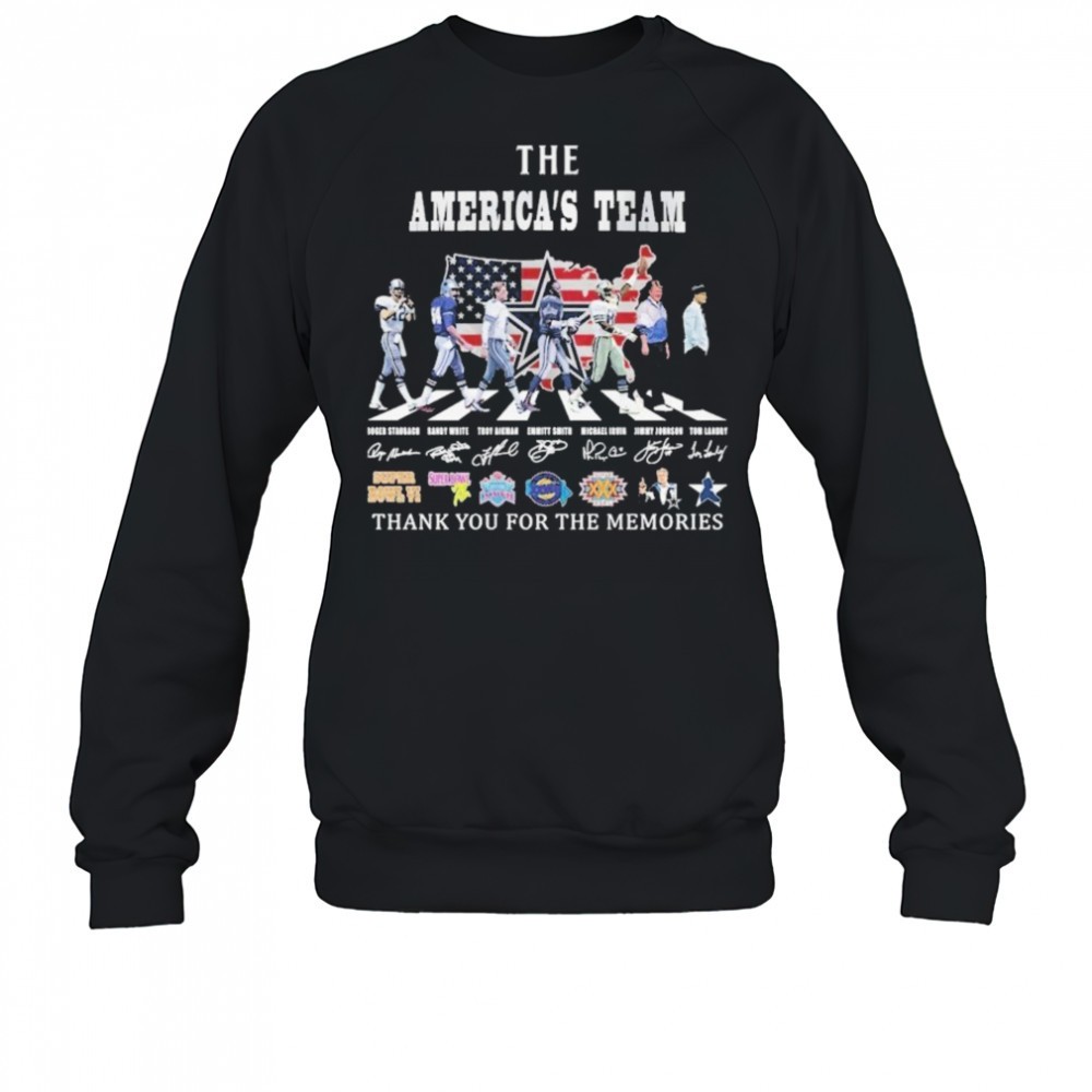 dallas-cowboys-the-americas-team-thank-you-for-the-memories-road-abbey-signature-68d6uzt5 Dallas Cowboys The Americas Team Thank You For The Memories Road Abbey Signatures T-shirt