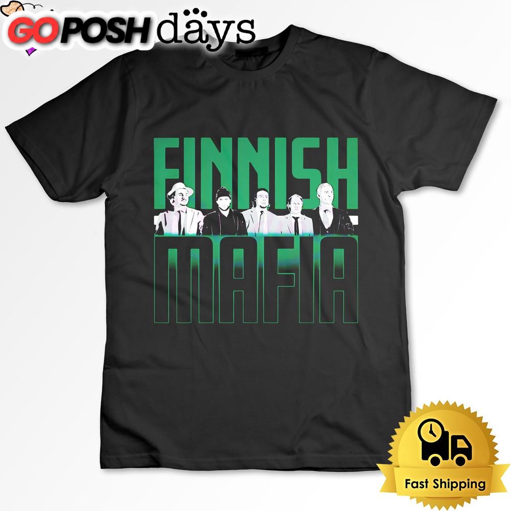 Dallas Hockey The Finnish Mafia Nhl Playoffs 2025 T Shirt