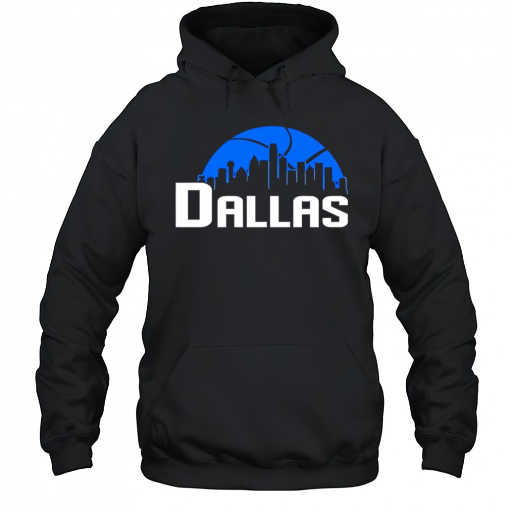 Dallas Mavericks Cityscape Skyline style 2025 shirt