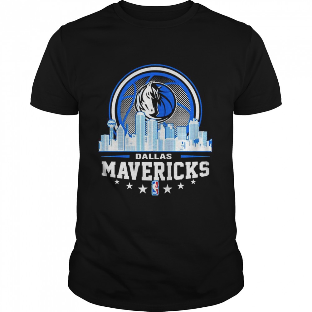 dallas-mavericks-nba-city-skyline-shirt-9nfzcic1 Dallas Mavericks NBA City Skyline Shirt