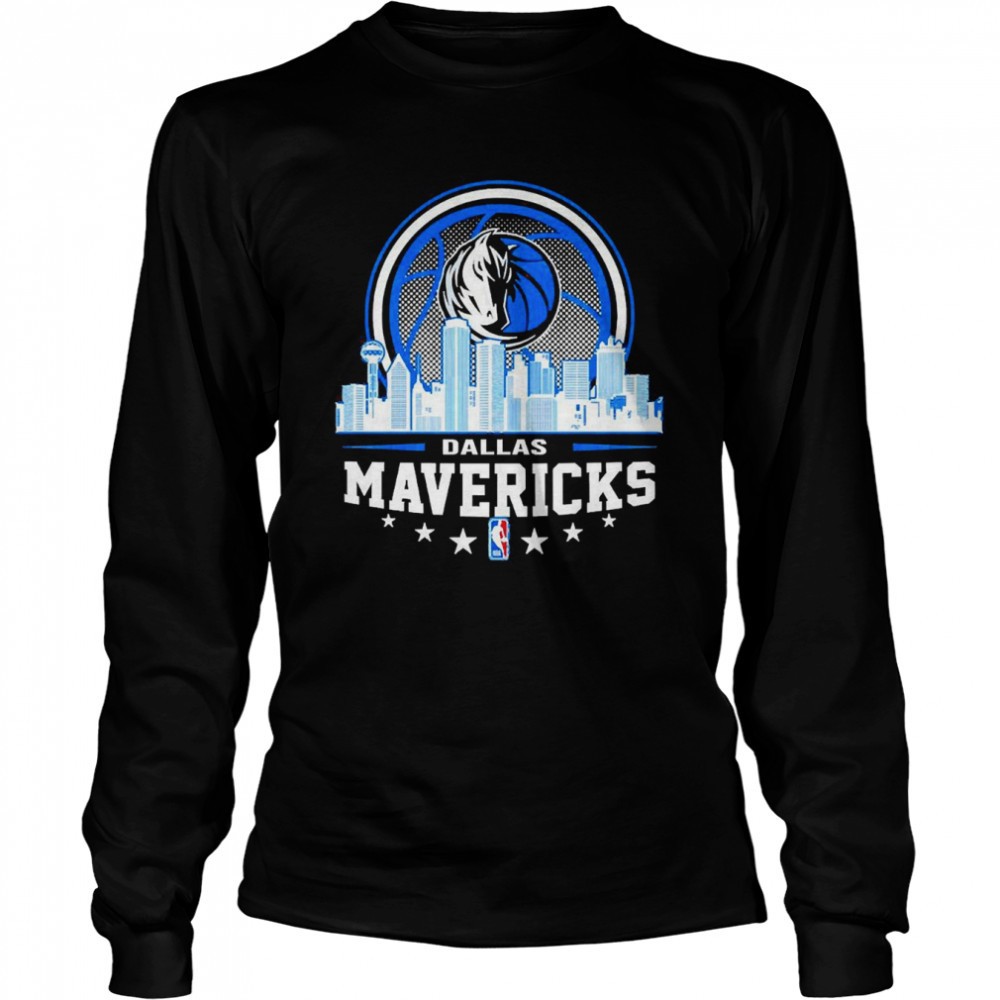 dallas-mavericks-nba-city-skyline-shirt-9nfzcic1 Dallas Mavericks NBA City Skyline Shirt