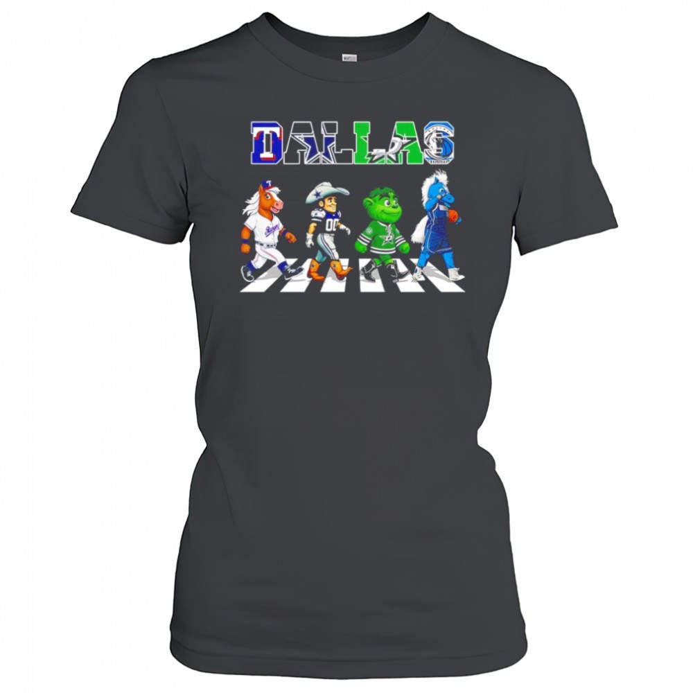 dallas-sports-abbey-road-mascot-shirt-k2dlewu4 Dallas sports Abbey Road mascot shirt