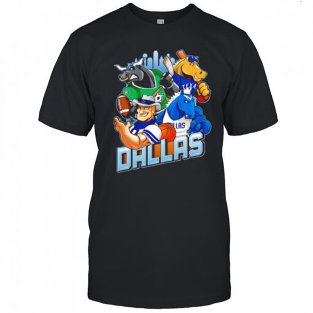 Dallas sports mascot shirt