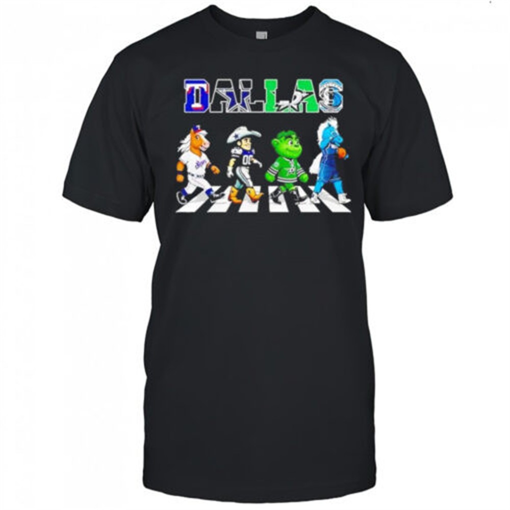 dallas-sports-team-logo-mascot-abbey-road-2025-shirt-aulh2i3o Dallas Sports Team Logo Mascot Abbey Road 2025 Shirt