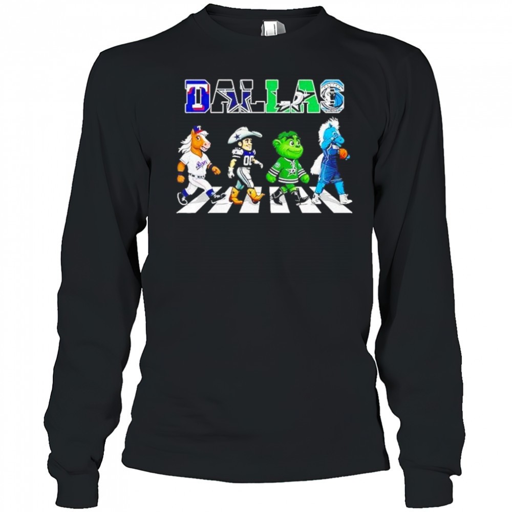 dallas-sports-team-logo-mascot-abbey-road-2025-shirt-aulh2i3o Dallas Sports Team Logo Mascot Abbey Road 2025 Shirt