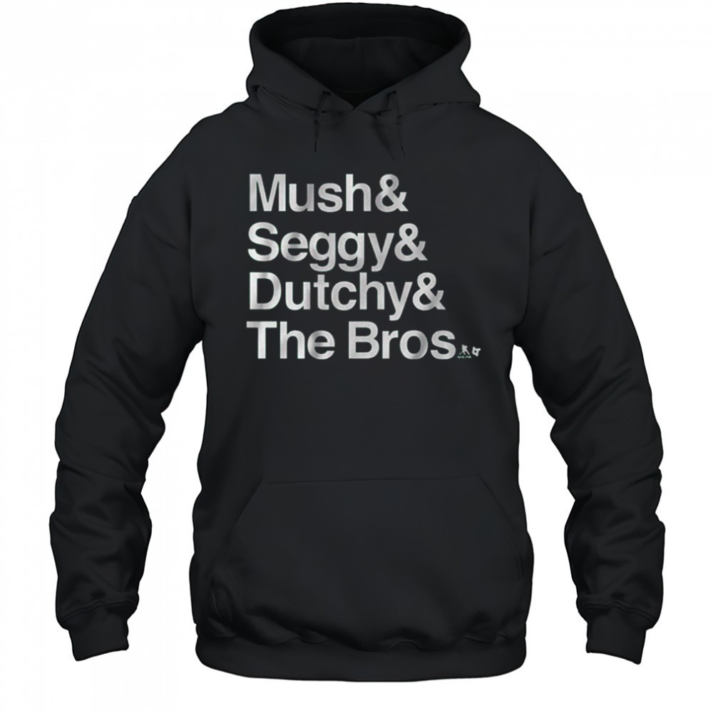 Dallas Stars Hockey Mush and Seggy and Dutchy and The Bros t-shirt