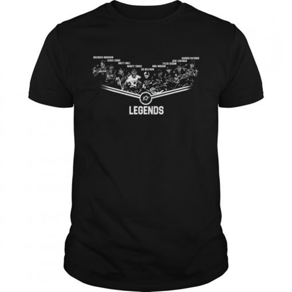 dallas-stars-legends-team-signatures-shirt-qz078ame Dallas Stars Legends team signatures shirt