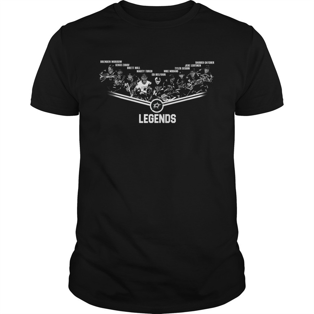 dallas-stars-legends-team-signatures-shirt-qz078ame Dallas Stars Legends team signatures shirt