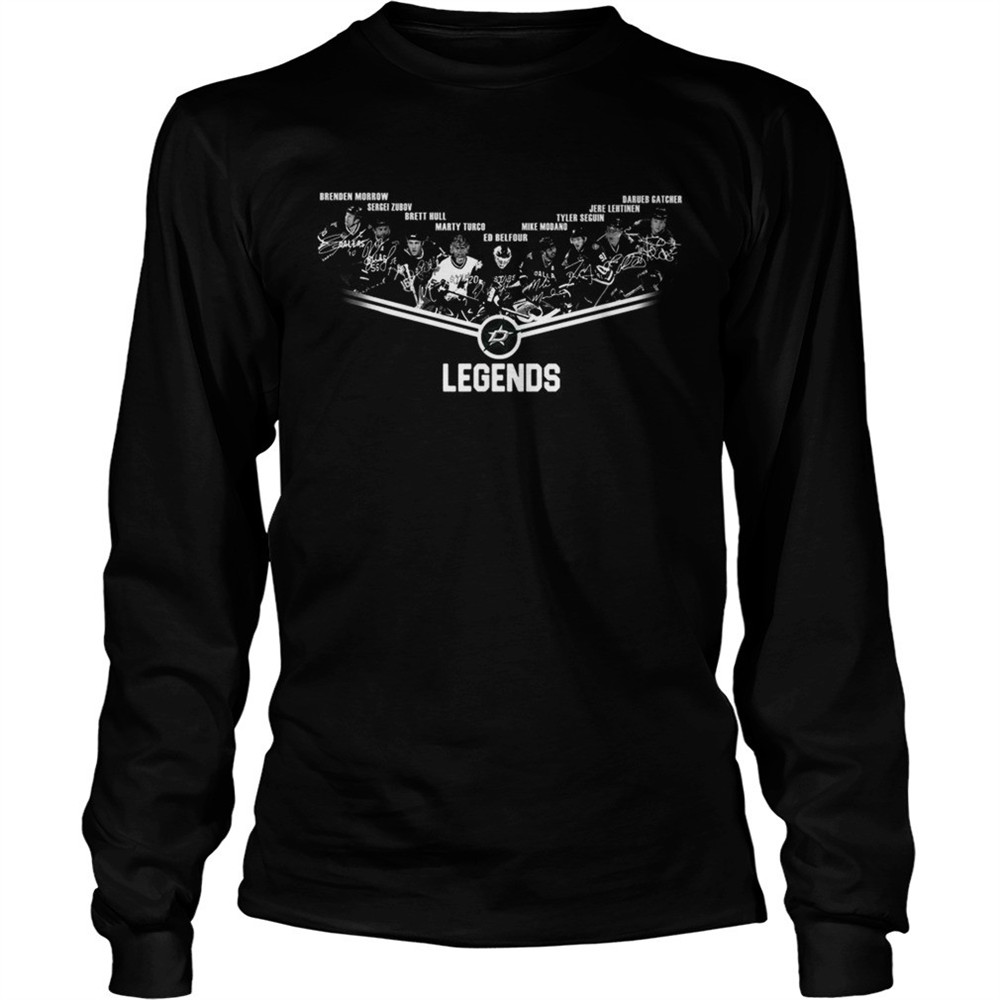 dallas-stars-legends-team-signatures-shirt-qz078ame Dallas Stars Legends team signatures shirt