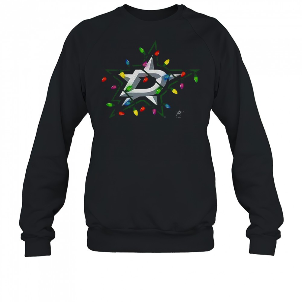 dallas-stars-logo-holiday-merry-christmas-lights-shirt-fofxjxz8 Dallas Stars logo Holiday Merry Christmas lights shirt