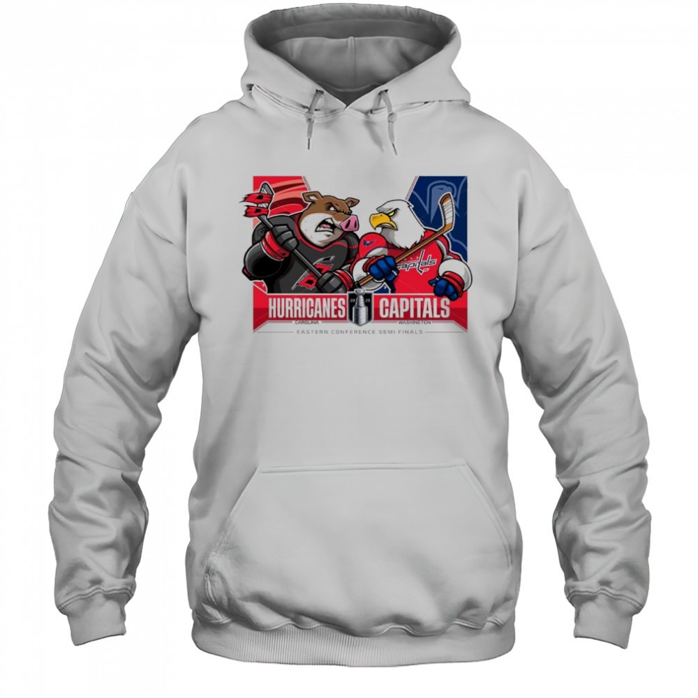 Dallas Stars Vs Carolina Hurricanes 2025 2nd Round Matchups Eastern Conference Semi Finals Mascot t-shirt