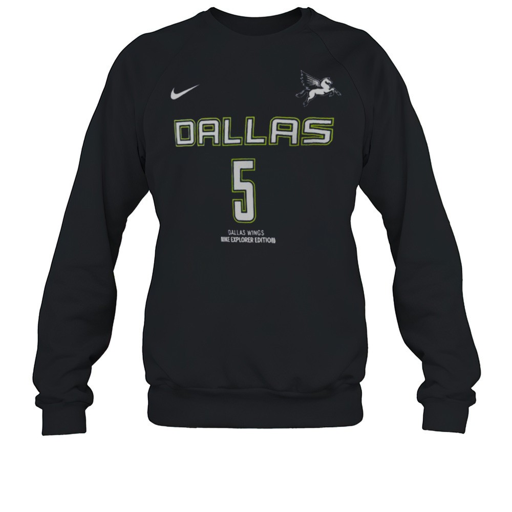 Dallas Wings Paige Bueckers Nike 2025 WNBA Draft Explorer Edition Name Number T Shirt